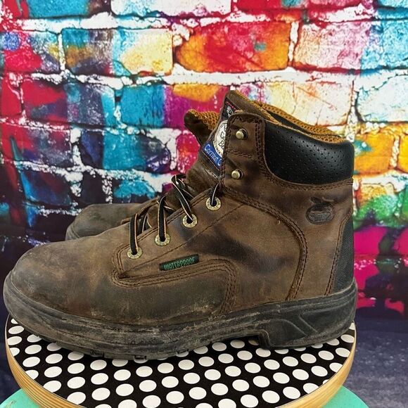 Georgia Boot Flexpoint Waterproof 6" Work Boot Comfort Core G6544 Mens Size 9 - Picture 3 of 9